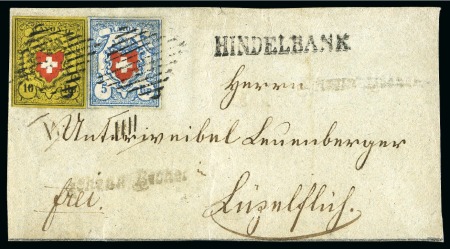 Stamp of Switzerland / Schweiz » Rayonmarken » Rayon I, hellblau, ohne KE (STEIN B3) Type 5 B3/RU und Rayon II Type 11 B/LO, farbfrische