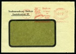 Stamp of Olympics » 1936 Berlin » Special Postmarks 1936 (Jun 27) "Bochum die heimat der Olympia-Glocke" slogan machine cancel