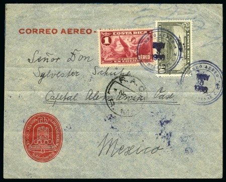 Stamp of Olympics » 1936 Berlin » Vignettes 1936 (May 5) Norddeutscher Lloyd envelope from Costa with imprint of the official vignette in Spanish