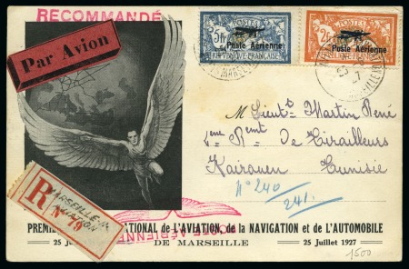 Stamp of France » Collections 1900-1960, Lot amusant de lettres semi-modernes dont