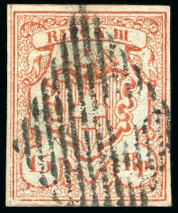 Stamp of Switzerland / Schweiz » Rayonmarken » Rayon III, kleine Ziffer (Rp.) Type 9, farbfrisch und sehr gut gerandet, sauber entwertet