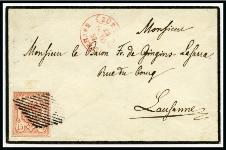 Stamp of Switzerland / Schweiz » Rayonmarken » Rayon III (grosse Ziffer) Type 9, sehr farbfrisch und sehr gut gerandet mit Trennungslinien