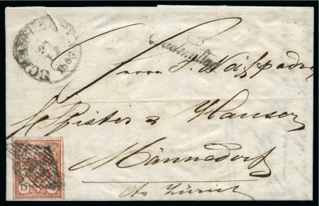 Stamp of Switzerland / Schweiz » Rayonmarken » Rayon III (grosse Ziffer) Type 3, sehr farbfrisch und sehr gut gerandet mit Trennungslinien