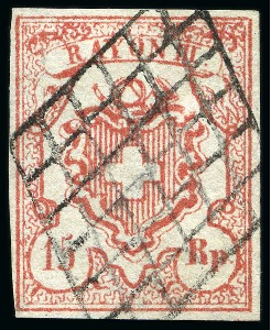 Stamp of Switzerland / Schweiz » Rayonmarken » Rayon III (grosse Ziffer) Type 2, farbfrisch und gut bis sehr gut gerandet, zentrisch