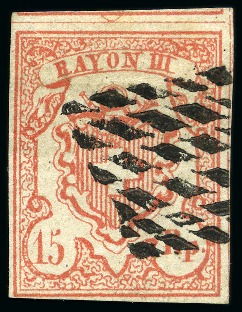 Stamp of Switzerland / Schweiz » Rayonmarken » Rayon III (grosse Ziffer) Type 8, farbfrisch und gut bis sehr gut gerandet, gestochen