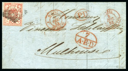 Stamp of Switzerland / Schweiz » Rayonmarken » Rayon III (grosse Ziffer) Type 7, leucjhtend farbfrisch und breitrandig. zentrisch