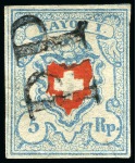 Stamp of Switzerland / Schweiz » Sammlungen Umfangreicher Bestand von Rayonmarken im Steckbuch