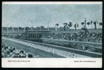 Stamp of Olympics » 1916 Berlin 1913 (Jun 8) 5pf official postal stationery card with "BERLIN / GRUNEWALD / DEUTSCHES / STADION" cds