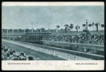 Stamp of Olympics » 1916 Berlin 1913 (Jun 8) 5pf postal stationery card of the stadium cancelled by "BERLIN / GRUNEWALD / DEUTSCHES / STADION" cds