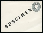 Stamp of Fiji 1886-1952 Postal Stationery: Collection of the UPU unused stationery incl. SPECIMENS
