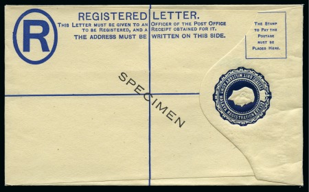 Stamp of Malta 1886-1940 Postal Stationery: Collection of the UPU unused stationery incl. SPECIMENS