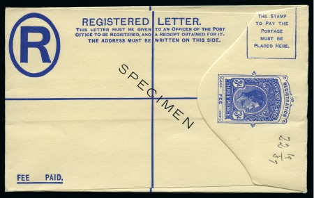 Stamp of Leeward Islands 1886-1940 Postal Stationery: Collection of the UPU unused stationery incl. SPECIMENS