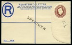 Stamp of Jamaica 1886-1952 Postal Stationery: Collection of the UPU unused stationery incl. SPECIMENS