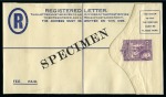 Stamp of St. Vincent 1884-1952 Postal Stationery: Collection of the UPU unused stationery incl. SPECIMENS