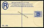 Stamp of Nigerias » Collections 1884-1952 Postal Stationery: Collection of the UPU unused stationery incl. SPECIMENS