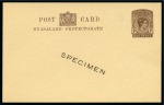 Stamp of Nyasaland 1891-1944 Postal Stationery: Collection of the UPU unused stationery incl. SPECIMENS