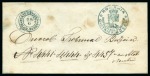 Stamp of Romania » Postal History » Rural Mail PLAIUL SLANICULUI: c1870 Folded cover addressed to