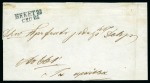 Stamp of Romania » Postal History » Wallachian Bilinear Cyrillic Handstamps BEKETU: 1861 Folded cover addressed to the Prefect