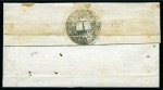 Stamp of Romania » Postal History » Wallachian Bilinear Cyrillic Handstamps BEKETU: 1861 Folded cover addressed to the Prefect