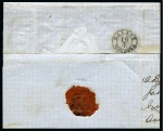 Stamp of Romania » Postal History » Double-circle Datestamps Circular ds JASSY in blue on cover