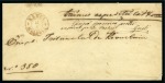 Stamp of Romania » Postal History » Double-circle Datestamps Registered cover showing large double-circle ds of Kahul on stampless