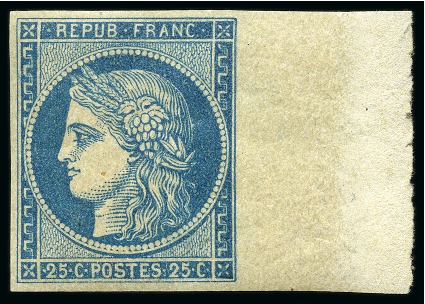 Stamp of France » Collections 1863-1975, Petite sélection de NON DENTELES, impressions