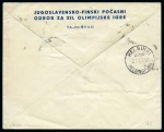 Stamp of Olympics » 1940 Helsinki (Cancelled) 1940 Helsinki printed envelope from the Yugoslav-Finnish Honorary Committee promoting the Games