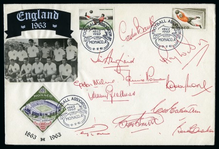 Stamp of Thematics » Sport and Games » Football FA CENTENARY: Envelope signed by the England team who played in the Centenary match