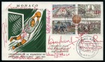 Stamp of Thematics » Sport and Games » Football FA CENTENARY: Collection of the Monaco FA Centenary incl. autographs with Bopbby Moore, Bobby Charlton, Puskas, etc.