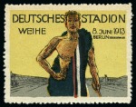 Stamp of Olympics » 1916 Berlin Grunewald Olympic stadium collection written up on 6 pages with postcards and vignettes