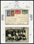 Stamp of Olympics » 1924 Paris » Covers and Cancellations 1924 Paris collection written up in an album with emphasis on Football