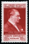 Stamp of Turkey 1863-1969, Old-time unused collection on 66 large