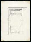 Stamp of Egypt » Commemoratives 1929 Prince Farouk's 9th Birthday, pair of essays for a proposed frame