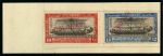 Stamp of Egypt » Commemoratives 1926 International Navigation Congress complete set of three with COLONIAS specimen hs affixed to pieces of archive page from the Goa postal archive