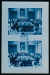 Stamp of Egypt » Commemoratives 1936 Anglo-Egyptian Treaty group of five photographic essays showing different sizes of the conference table in sepia or blue