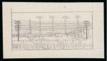 Stamp of Egypt » Commemoratives 1938 International Telecommunications Conference group of three essays for an unadopted design for the centre