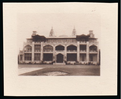 Stamp of Egypt » Commemoratives 1938 Birth of Farouk and Farida's First Child (unissued) group of three photographic essays for the centre depicting the Palace