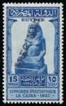 Stamp of Egypt » Commemoratives 1927 Statistical Congress complete set of three with SPECIMEN overprint from the UPU archives of the London Post Office