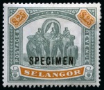 Stamp of Malaysia » Malaysian States Collections and Lots 1891-1952, Old-time mint and used collection on 26 large hand-drawn album pages