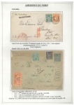 Stamp of France AMERIQUE DU NORDCollection de 18 lettres sur pages