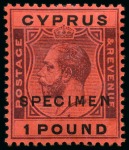 Stamp of Cyprus » Collections 1880-1992, Attractive mint collection in one Lighthouse