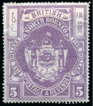 Stamp of North Borneo 1886-1961 Old-time collection on eleven large hand-drawn