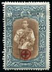 Stamp of Thailand 1883-1967 Old-time collection on eight large hand-drawn