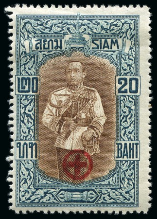 Stamp of Thailand 1883-1967 Old-time collection on eight large hand-drawn