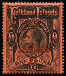 Stamp of Falkland Islands » Collections 1878-1965 Old-time collection on thirteen large hand-drawn