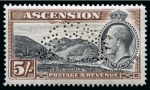 Stamp of Ascension 1922-1967 Old-time collection on seven large hand-drawn