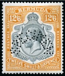 Stamp of Bermuda 1865-1967 Old-time collection on seven large hand-drawn