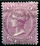 Stamp of Mauritius 1861-1967 Old-time collection on eight large hand-drawn