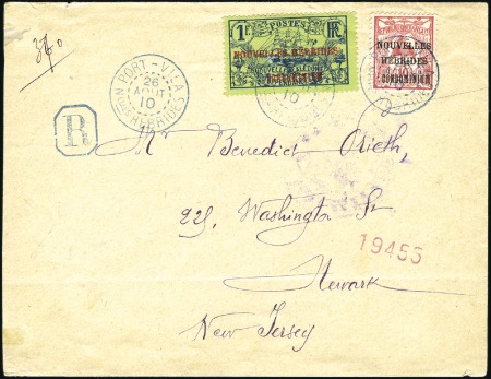 Stamp of New Hebrides 1910 New Caledonia Overprinted Stamps
1910 (Aug