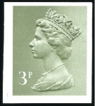 Stamp of Great Britain » Queen Elizabeth II 1971-76 HARRISON COLOUR TRIAL PROOFS, Five imperfo